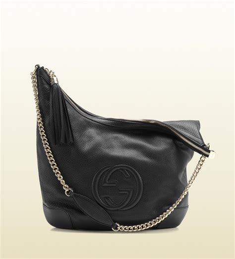 gucci soho leather chain strap tote black|gucci soho bag aliexpress.